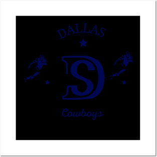 Dallas cowboys cute graphic design Posters and Art